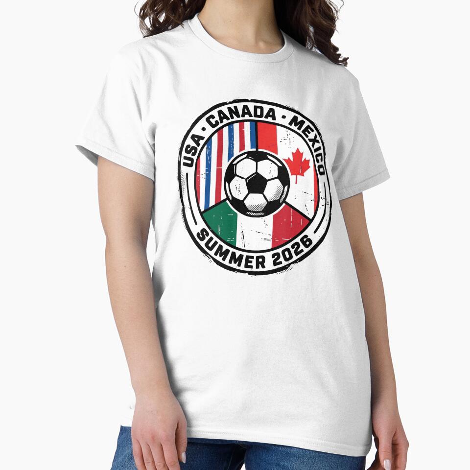 World Cup 2026 USA Canada Mexico Soccer Stamp by Lulustarfox