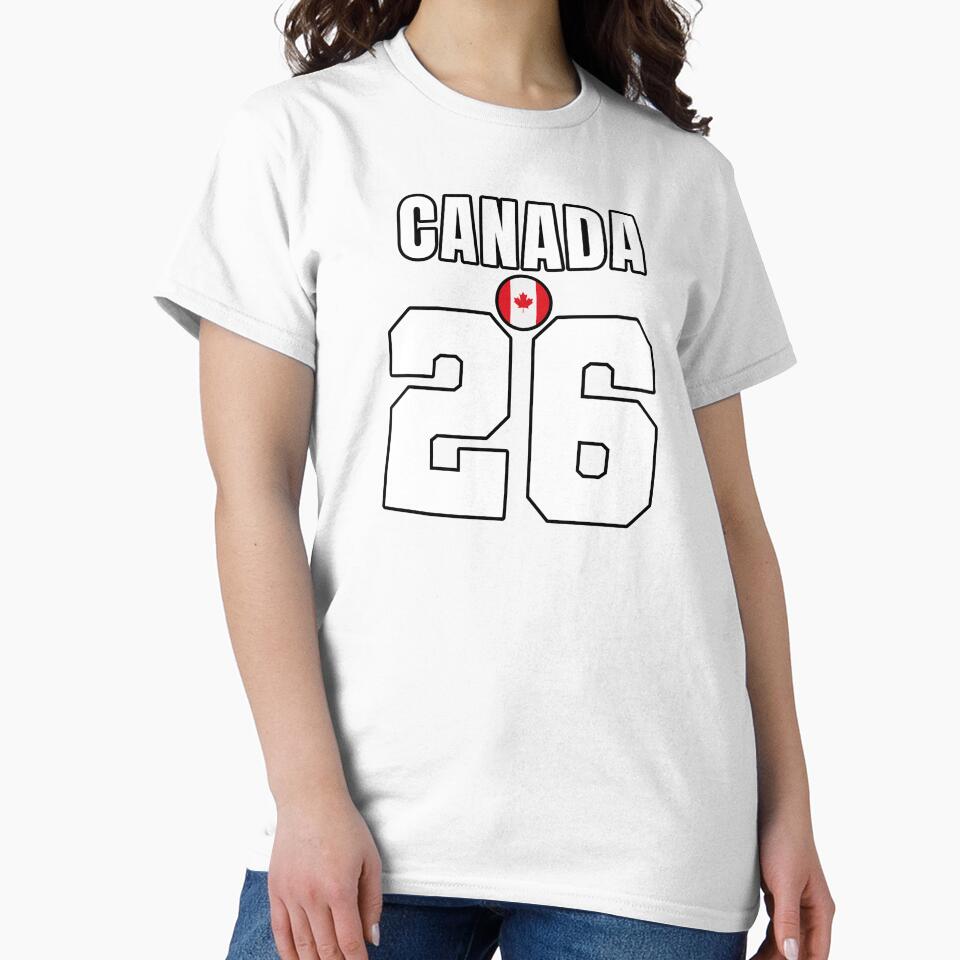 Canada 26 Football Shirt Style Design – Canada National Team Apparel by The Hairy Melon