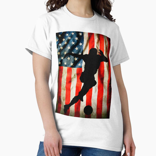 American Soccer player and USA flag by erozzz