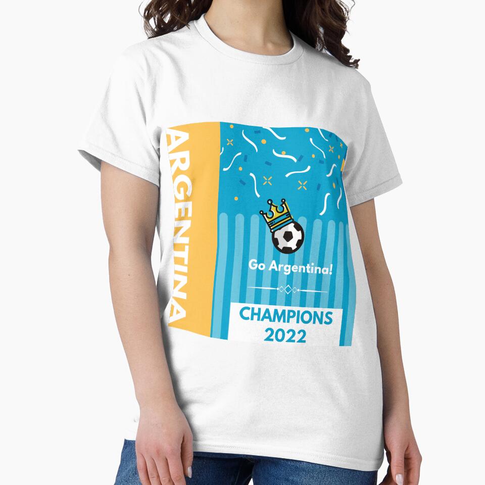 congratulations argentina soccer fifa worldcup champions 2022 by Panda  Art