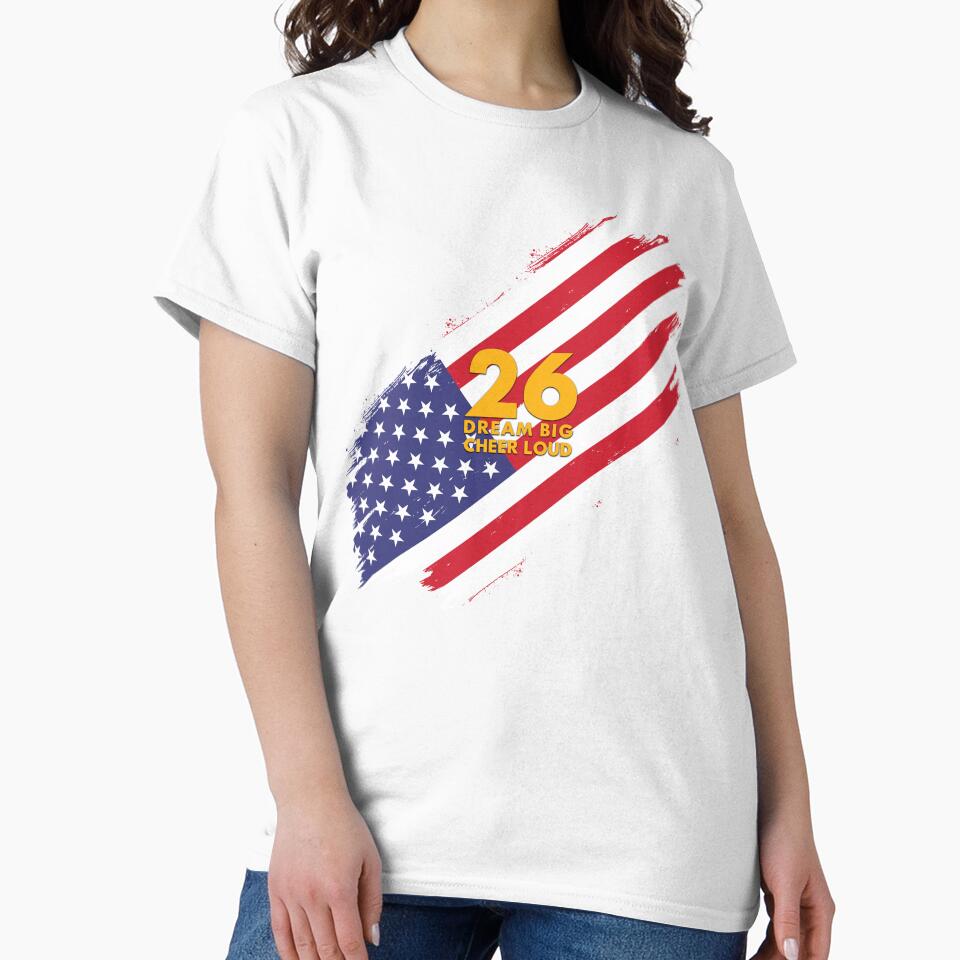 USA Soccer Ball 2026 Dream Big Cheer Loud by BananaPrint