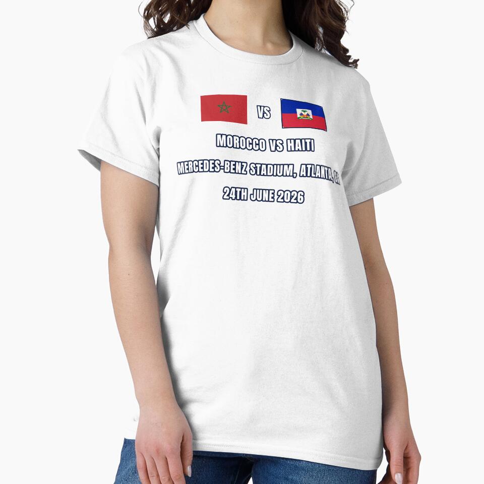 Morocco vs Haiti 24 June 2026 – Football Match Design Atlanta by The Hairy Melon