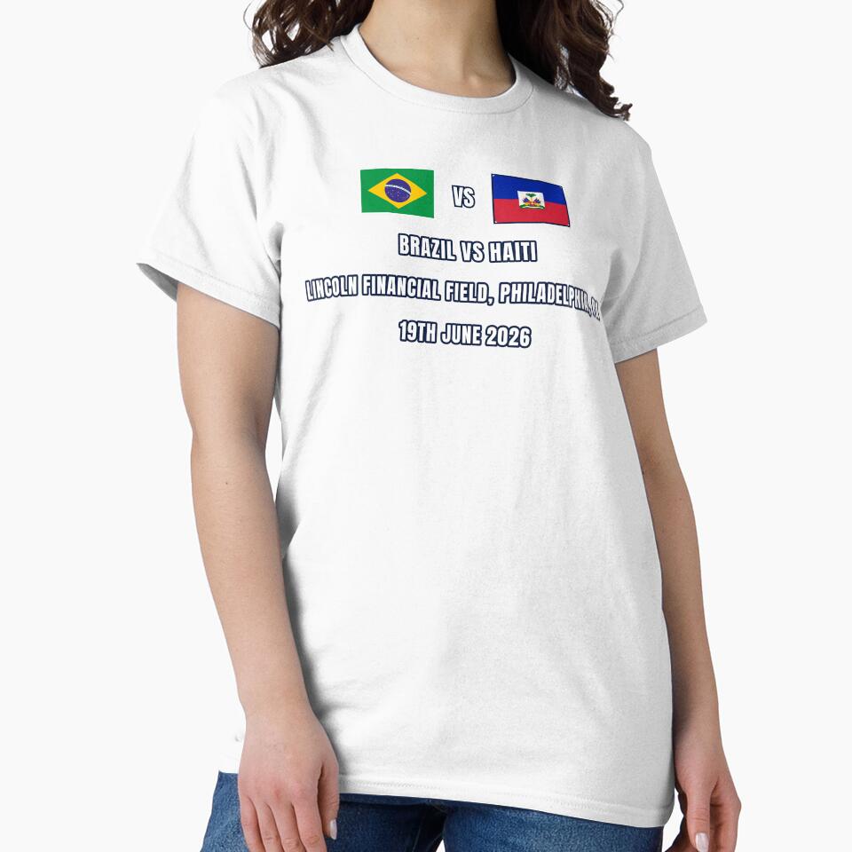 Brazil vs Haiti 19 June 2026 – Football Match Design Philadelphia by The Hairy Melon