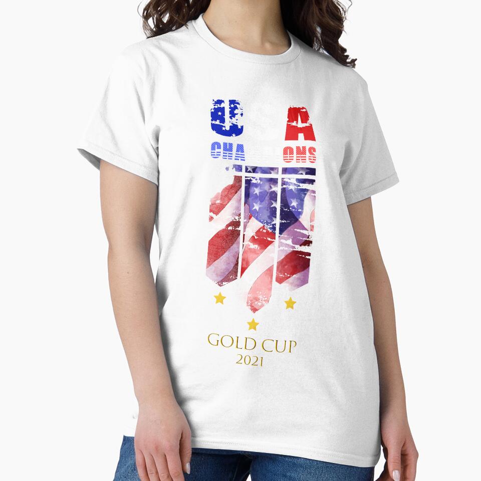 USA Champions Gold Cup 2021 shirt, for men Nations League Champions t-shirt by CoolDesign-AS