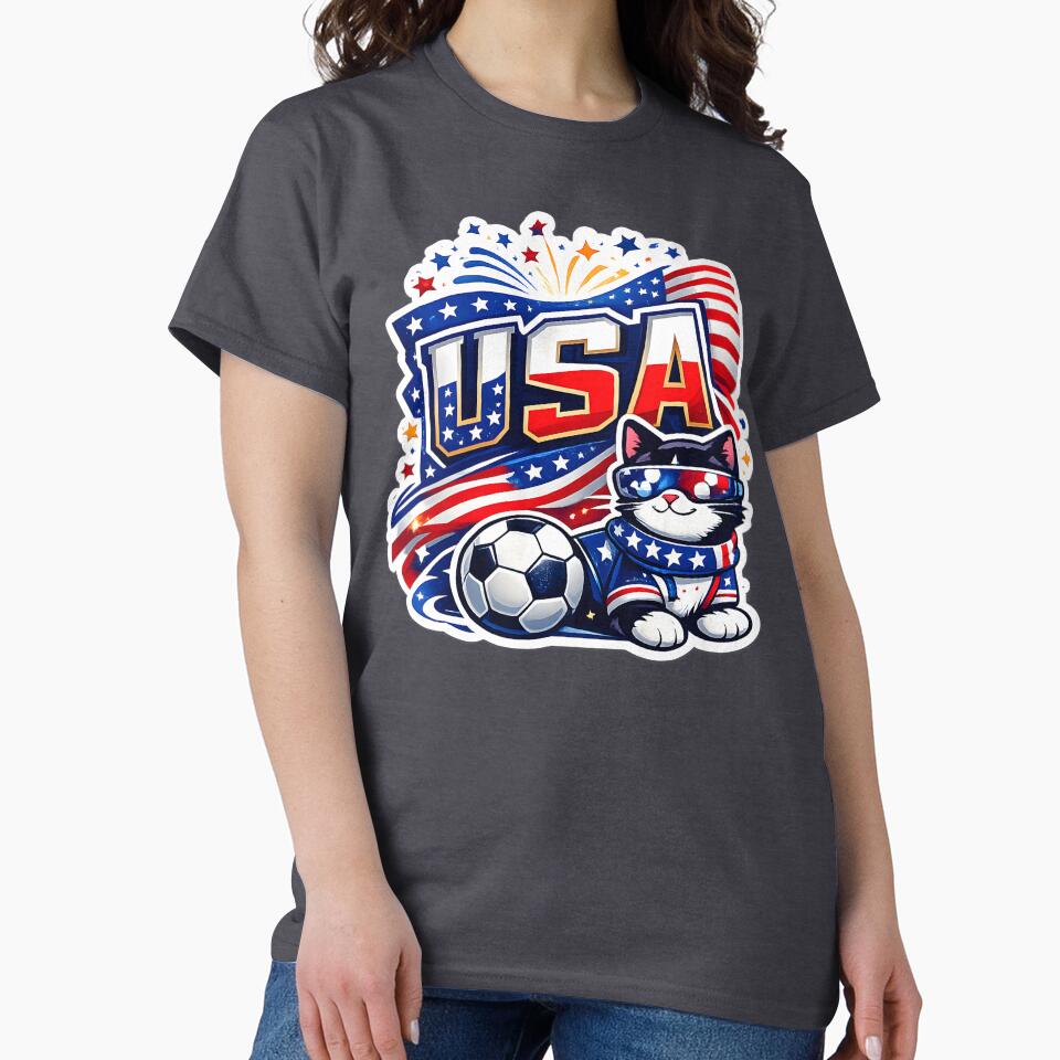 USA Soccer Cat Fan by RexNoise