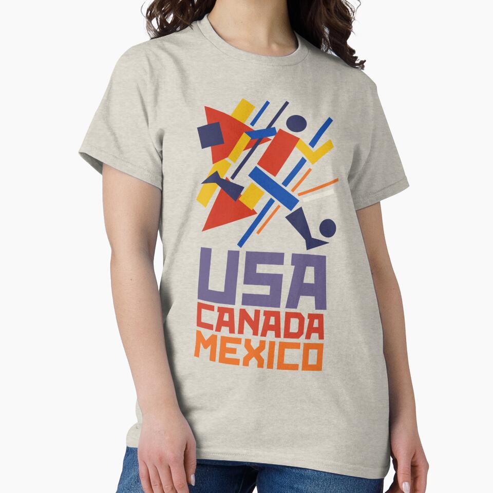 USA Canada Mexico – Geometric Soccer Chaos by CARPIO Creations