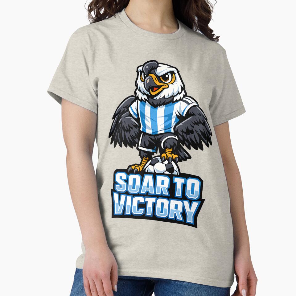 Argentina Condor Soccer Mascot – Soar to Victory Football Fan T-Shirt & Sticker by  Artistry in Motion by MADsrecreation