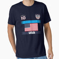 USA Football Soccer Design with National Flag by fermo