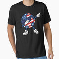 Dabbing American Soccer Ball Funny 2026 Design by FreshVibe Prints
