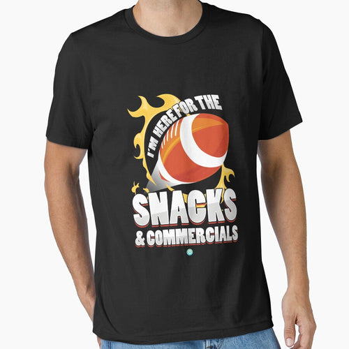 American Football - Snacks and Commercials Football Gift by woormle