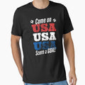 USA World Cup Soccer Fan Score a Goal by oberdoofus