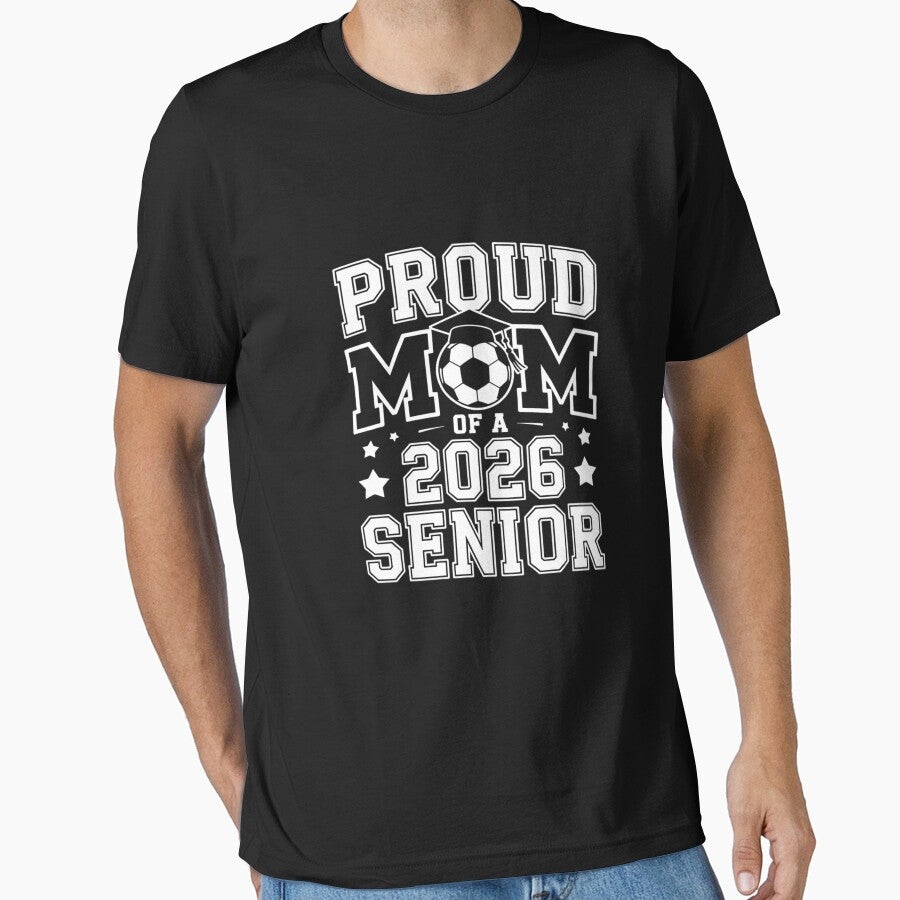 Senior Mom Soccer Class Of 2026 Womens by lilLilaBatArt