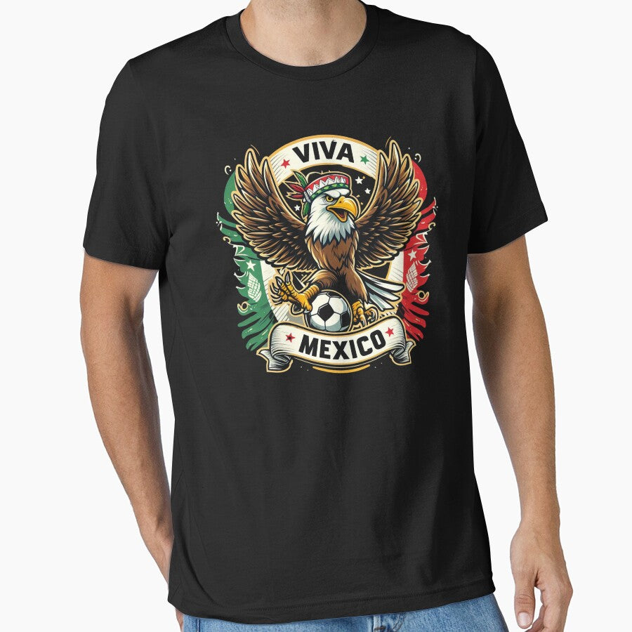 Mexico Futbol Bald Eagle Soccer Viva Mexico #2 by BattlefoxxEarth