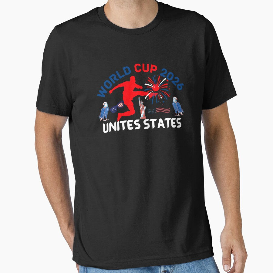 World cup 2026 unisex T-shirt World cup soccer North America 2026 Soccer World cup 26 USA by mj200