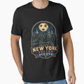 New York Soccer Nights Retro NYC Skyline Shirt | Football Travel Poster Design by Globalcitytees