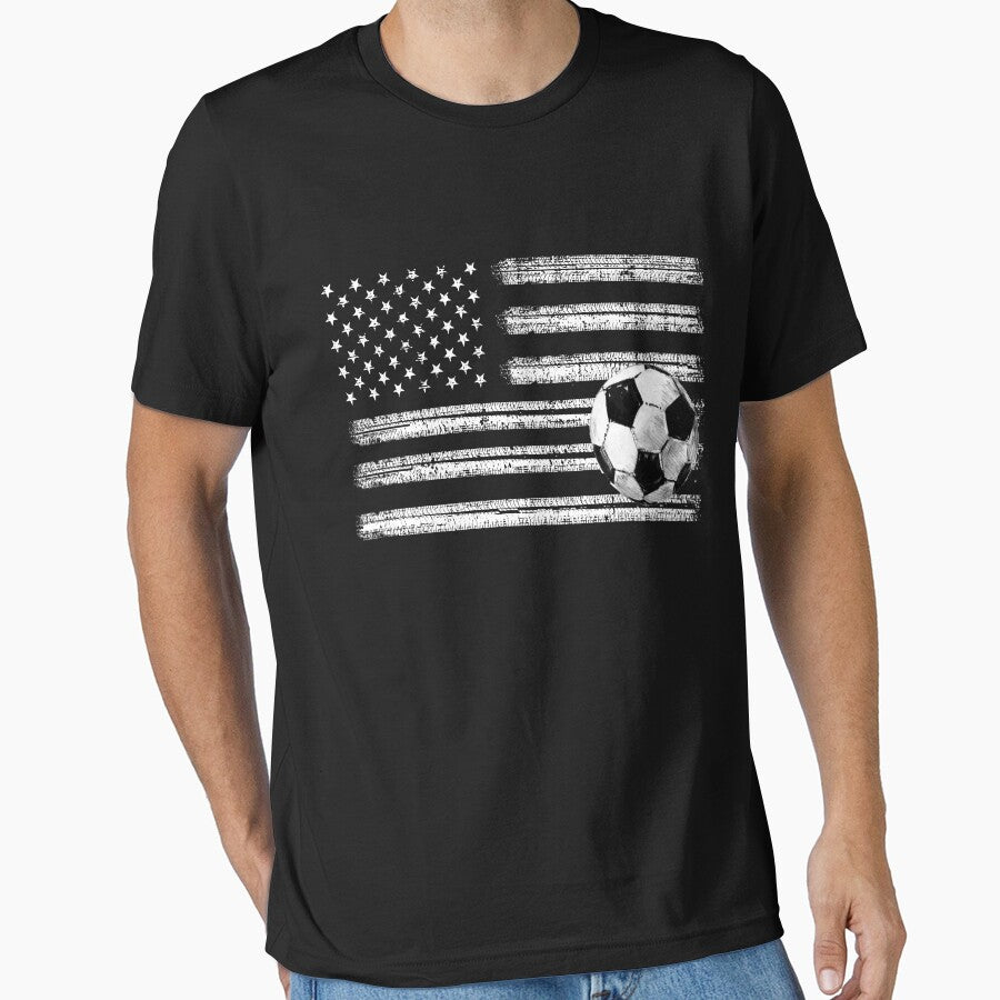 VINTAGE USA SOCCER FLAG by omgsavariya