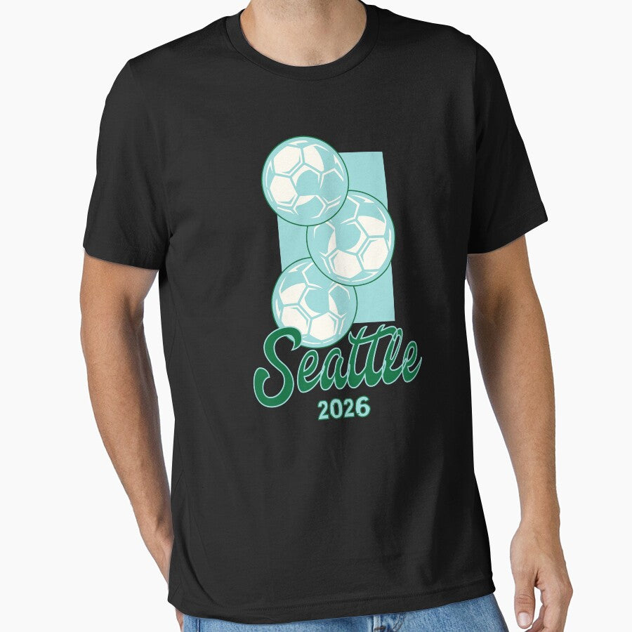 Seattle Soccer 2026 Host City - Emerald City Fan Gear by gomofo1974