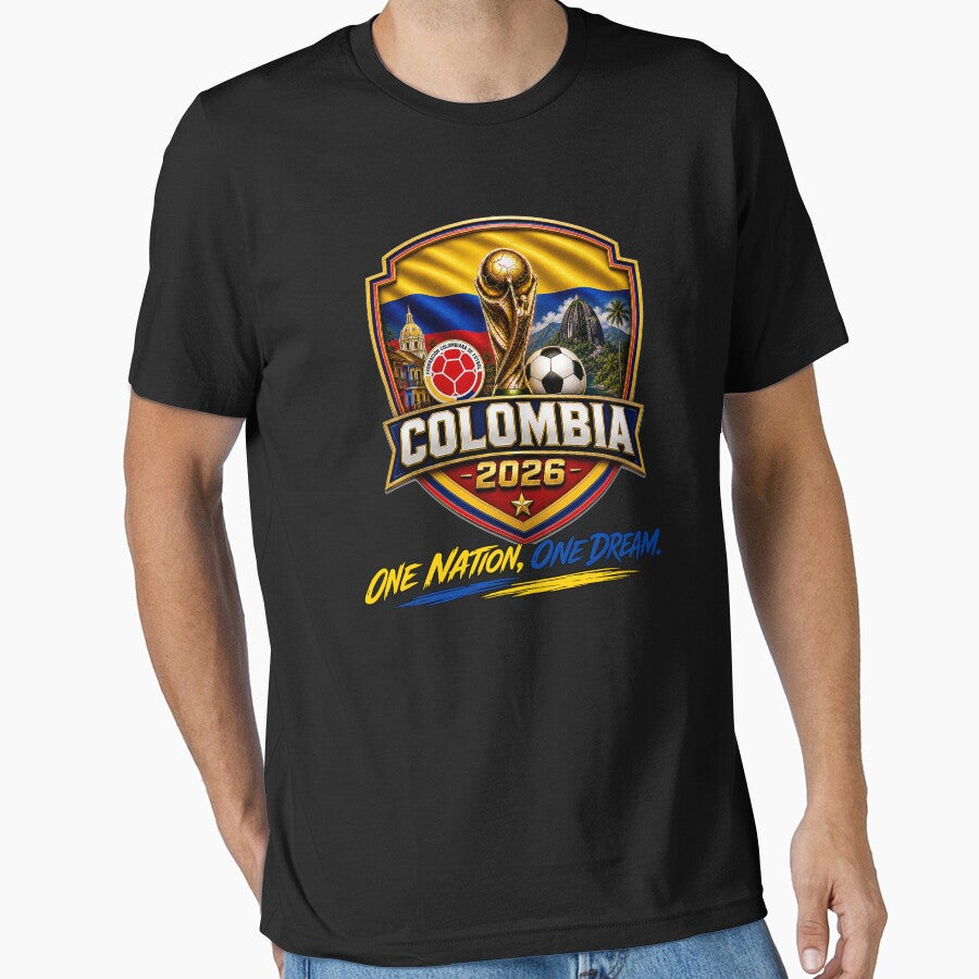 Colombia 2026 Football | Vamos Colombia | Colombia Football Passion | Colombian Soccer Fan Shirt by Huddy-clothes