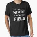 My Heart is on That Field Mom Dad Soccer Lover by WhistleCloset