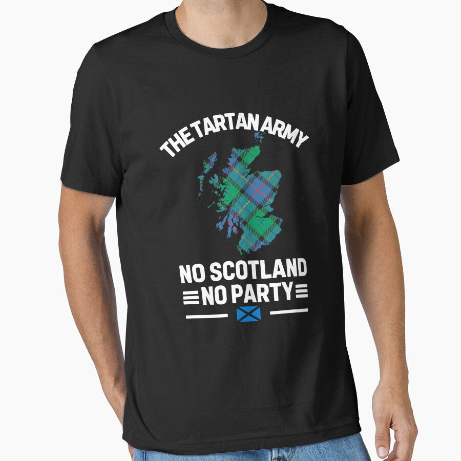 The Tartan Army Scotland Shirt No Scotland No Party by DesignForYou79