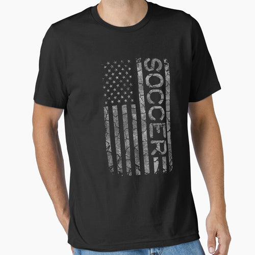 American Flag Soccer Player Coach And Team For Men Women by issambak