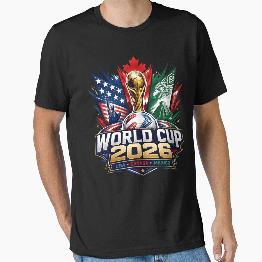 World 2026 Cup USA Canada Mexico Soccer Championship Design by phoebelevine
