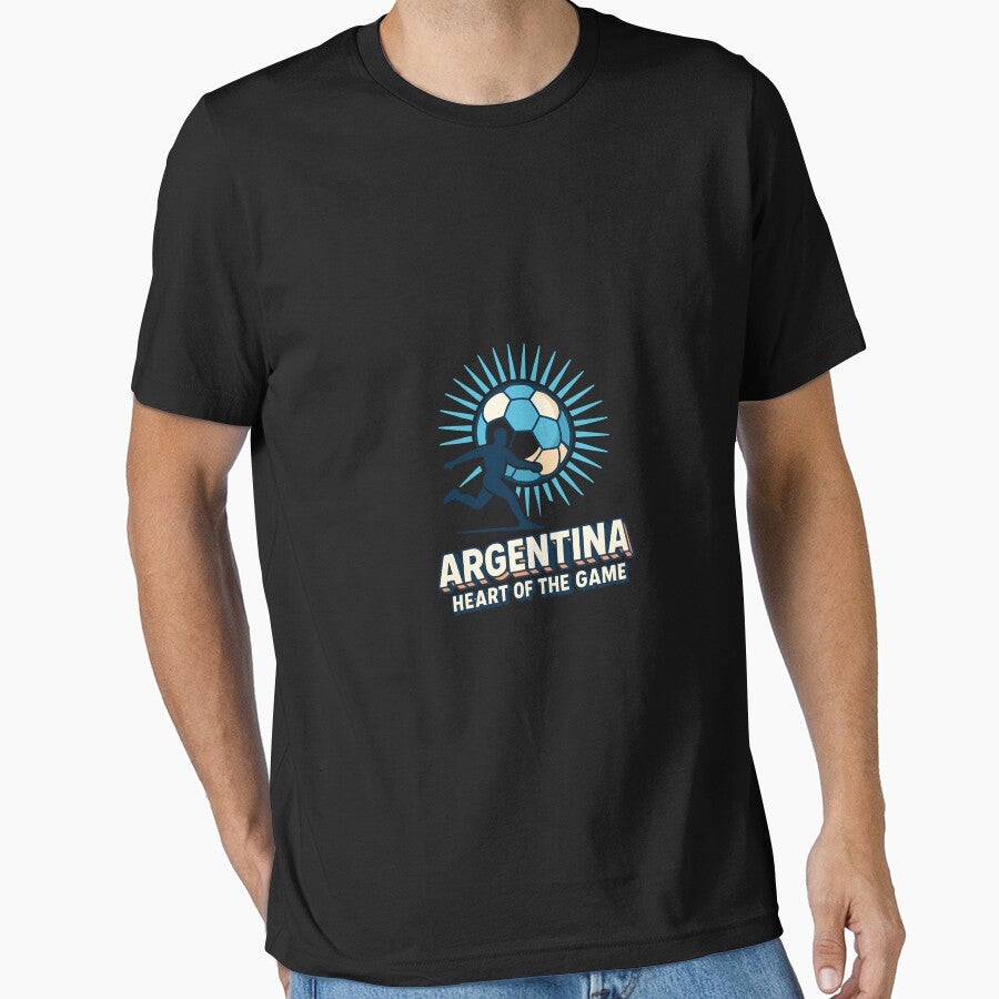 Argentina Heart Of The Game  Soccer Fan by baronphan