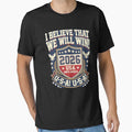 I Believe That We Will Win USA 2026 Soccer Fan Chant - Retro Circle Badge by YIDOX
