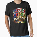 World 2026 Cup USA Canada Mexico Soccer Fan by phoebelevine
