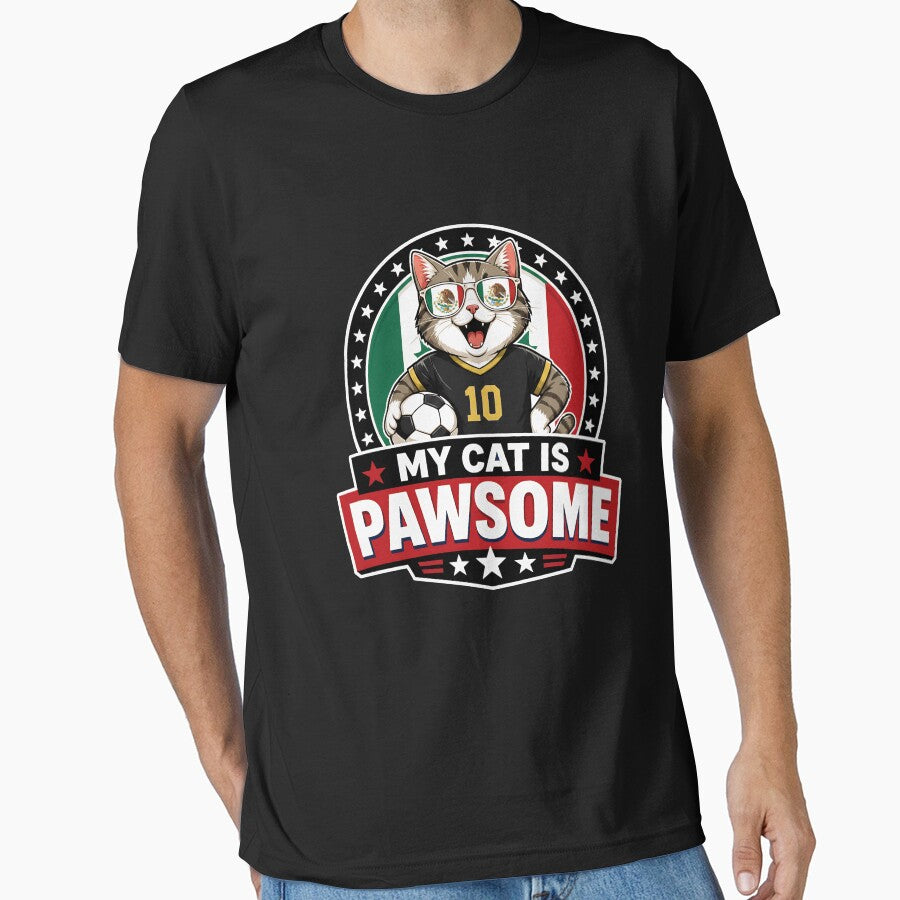 Mexican Soccer Cat by MimsTees