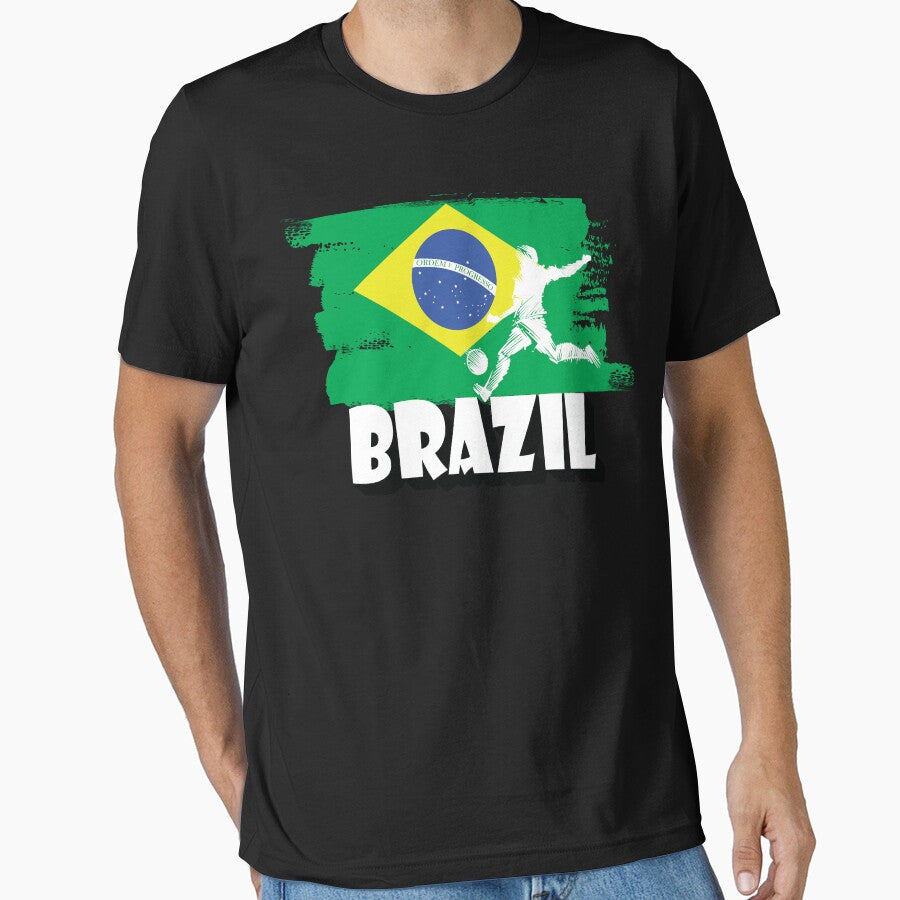 Brazil Flag Jersey Brazilian Soccer Team Brazilian football by neomacos
