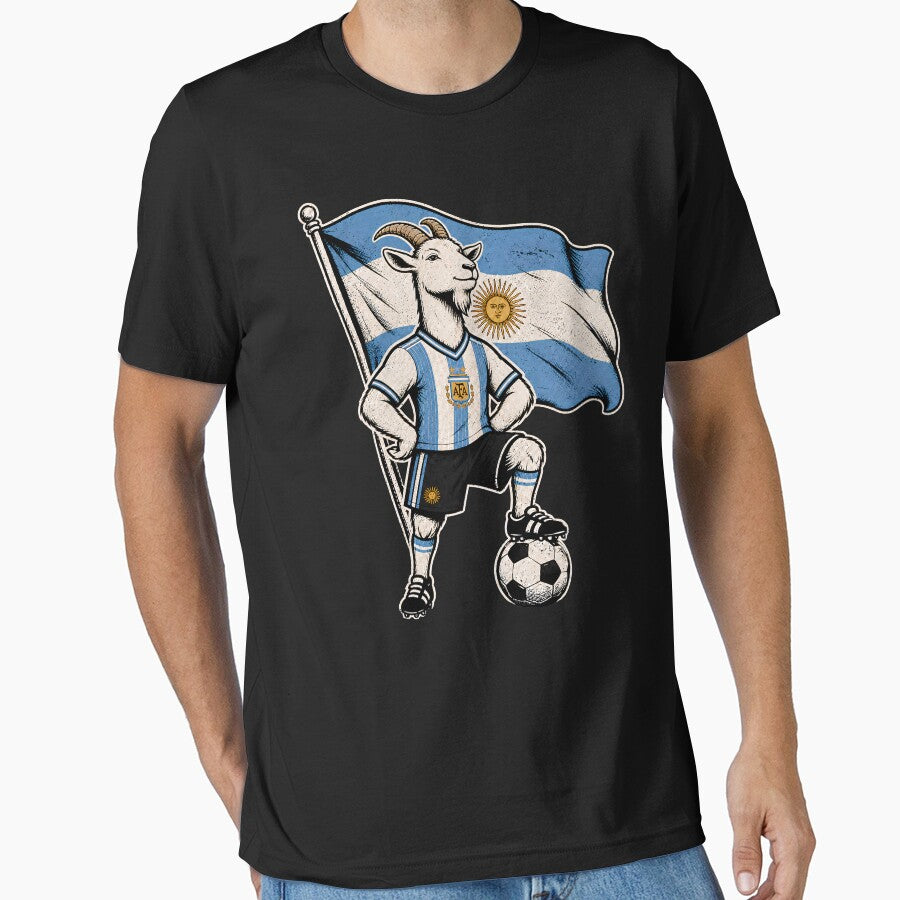 Argentina Soccer GOAT – Patriotic Football by THREE LITTLE BEANS