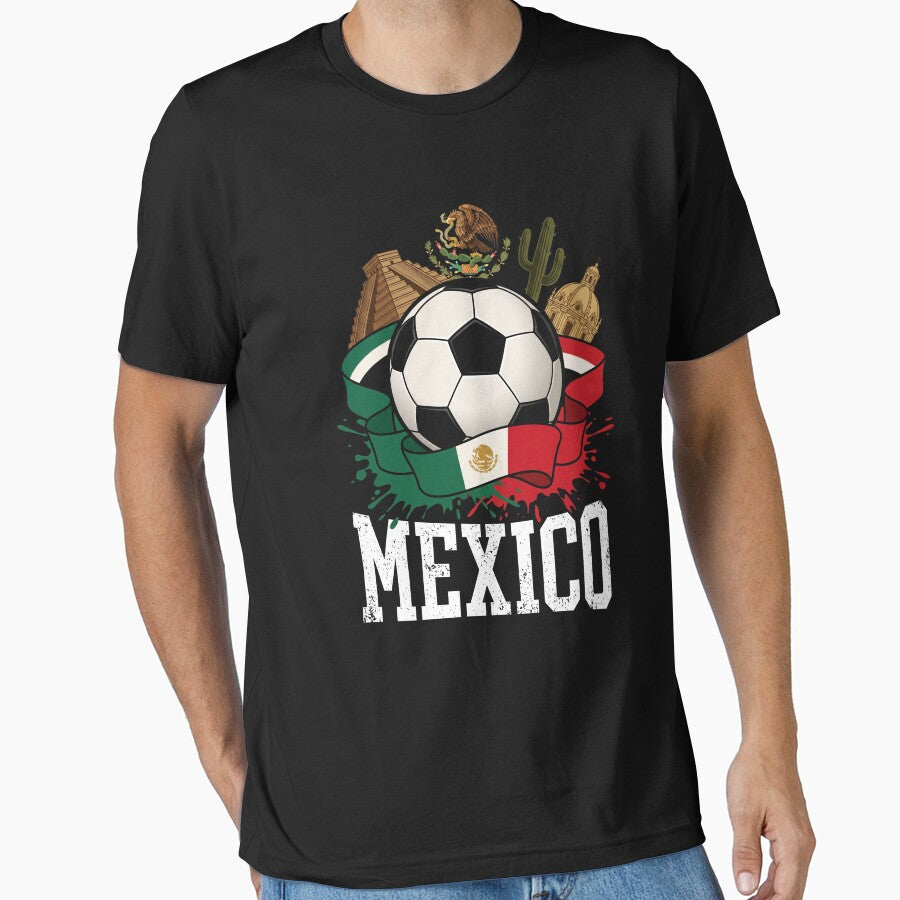 Mexico Soccer Football Futbol Fan Mexican Heritage by SofenArt
