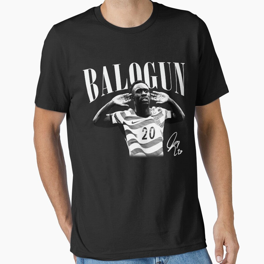 Folarin Balogun USA Soccer World Cup Vintage by DesignForYou79