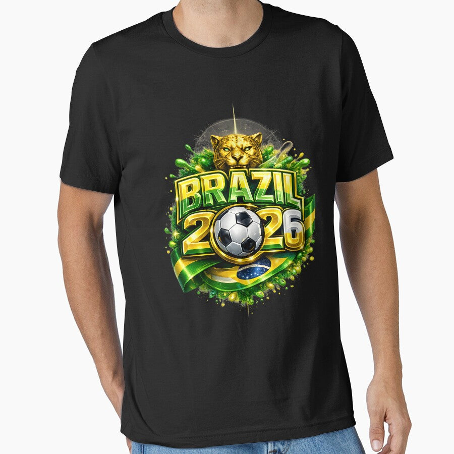 Brazil 2026 World Cup Soccer Graphic by Pix80Studio