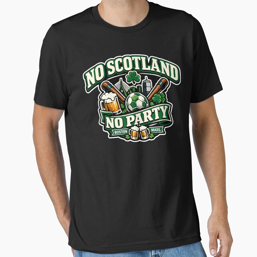 No Scotland No Party Boston 2026 Soccer by KAWKAW-DRHM