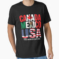 world cup 2026 hosts - canada mexico usa soccer fan by SeanVincent8