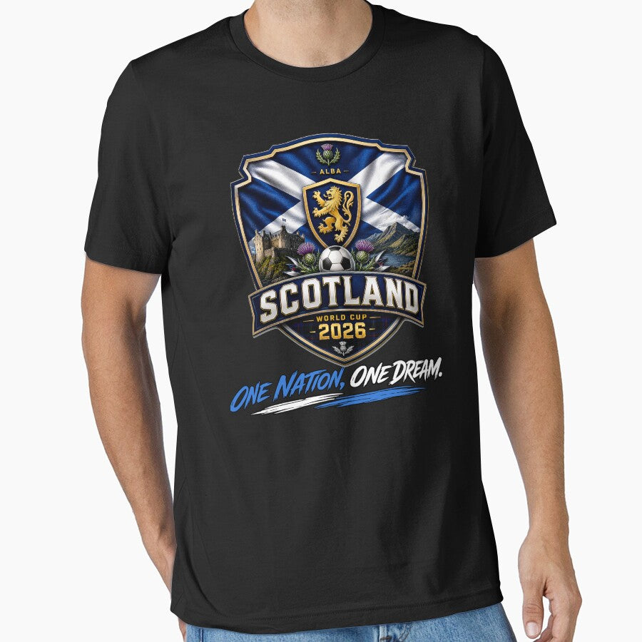 Scotland 2026 Football  | Alba Gu Bràth | Scotland Football Pride | Scottish Soccer Fan Shirt by Huddy-clothes