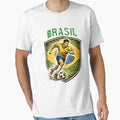 Vintage Brasil - 2026 Futbol Retro Style by Tee Nook