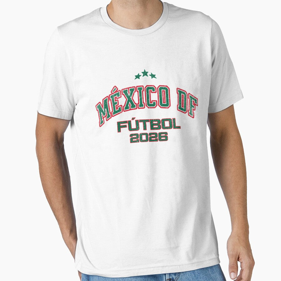 México DF Fútbol 2026 - Vintage Soccer Fan Gear | Lateawear by Tee Nook