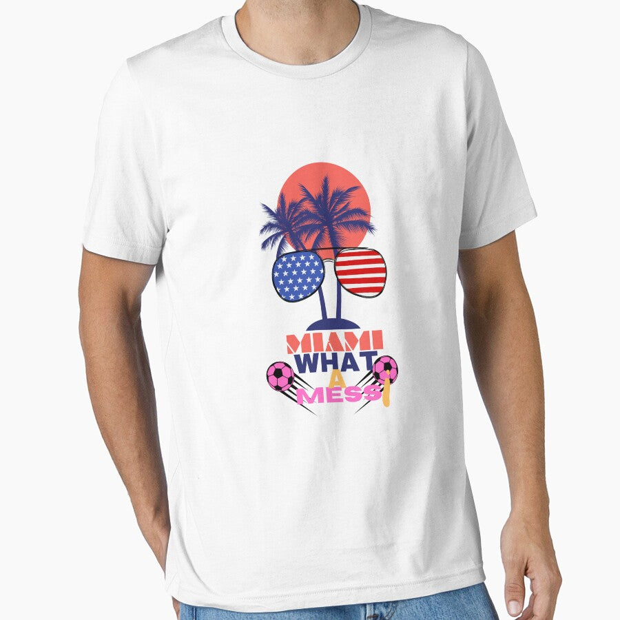 Funny MESSI INTER MIAMI soccer T-shirt Men's classic tee for soccer team Inter Miami Leo fans Tee big soccer Messi trend Tshirt by piketo