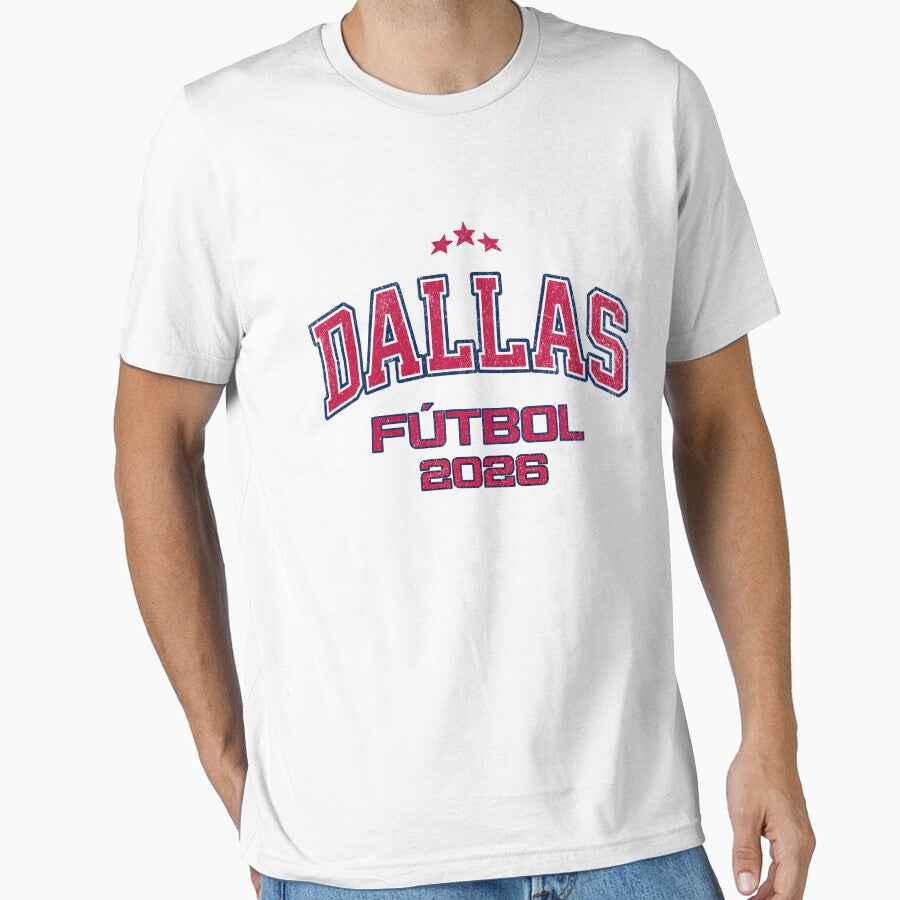 DallasFútbol 2026 - Vintage Soccer Fan Gear | Lateawear by Tee Nook