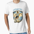 Vintage Argentina - 2026 Futbol Retro Style by Tee Nook