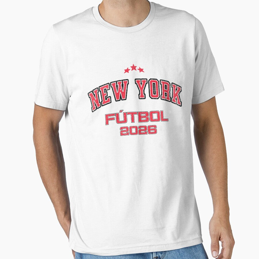 New York Fútbol 2026 - Vintage Soccer Fan Gear | Lateawear by Tee Nook