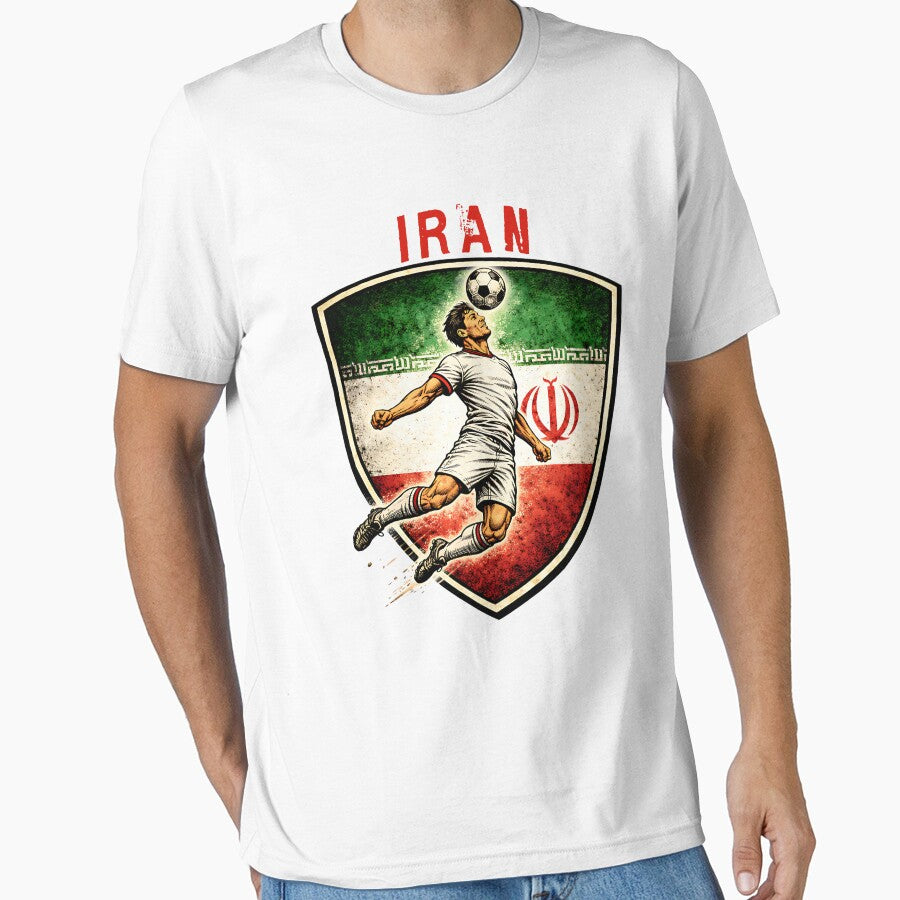 Iran - 2026 Futbol Retro Style by Tee Nook