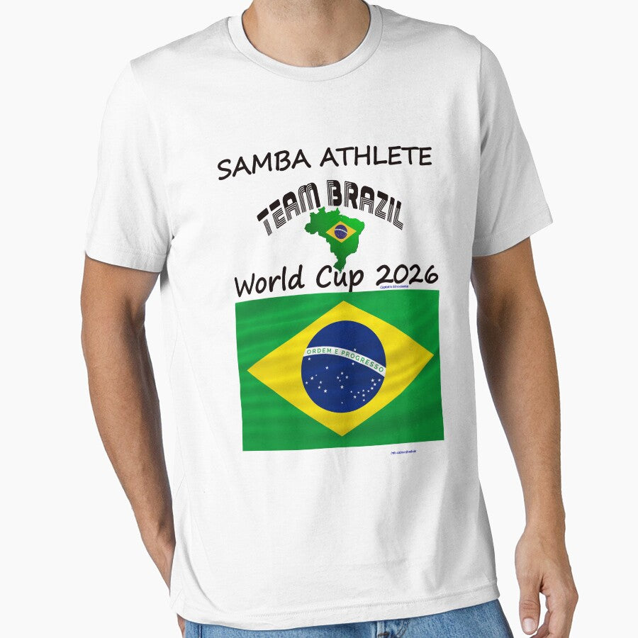 Brazil Fan T‑Shirt world Soccer Cup 2026 outfit by cabevo