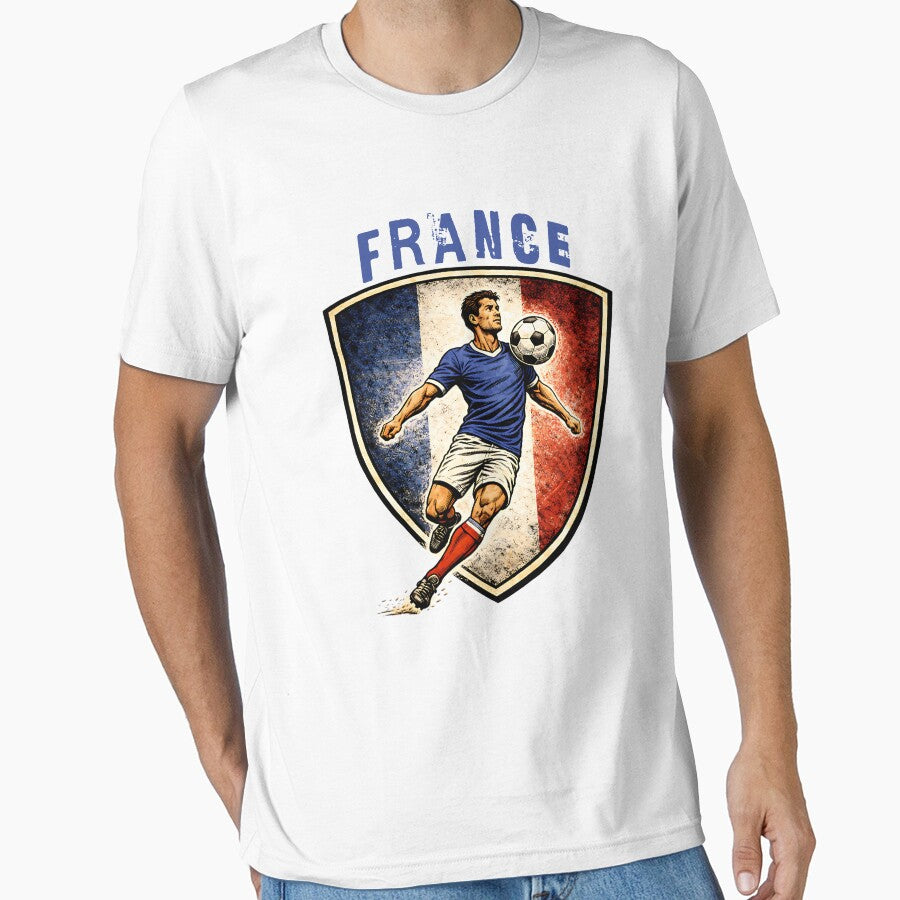 France - 2026 Futbol Retro Style by Tee Nook