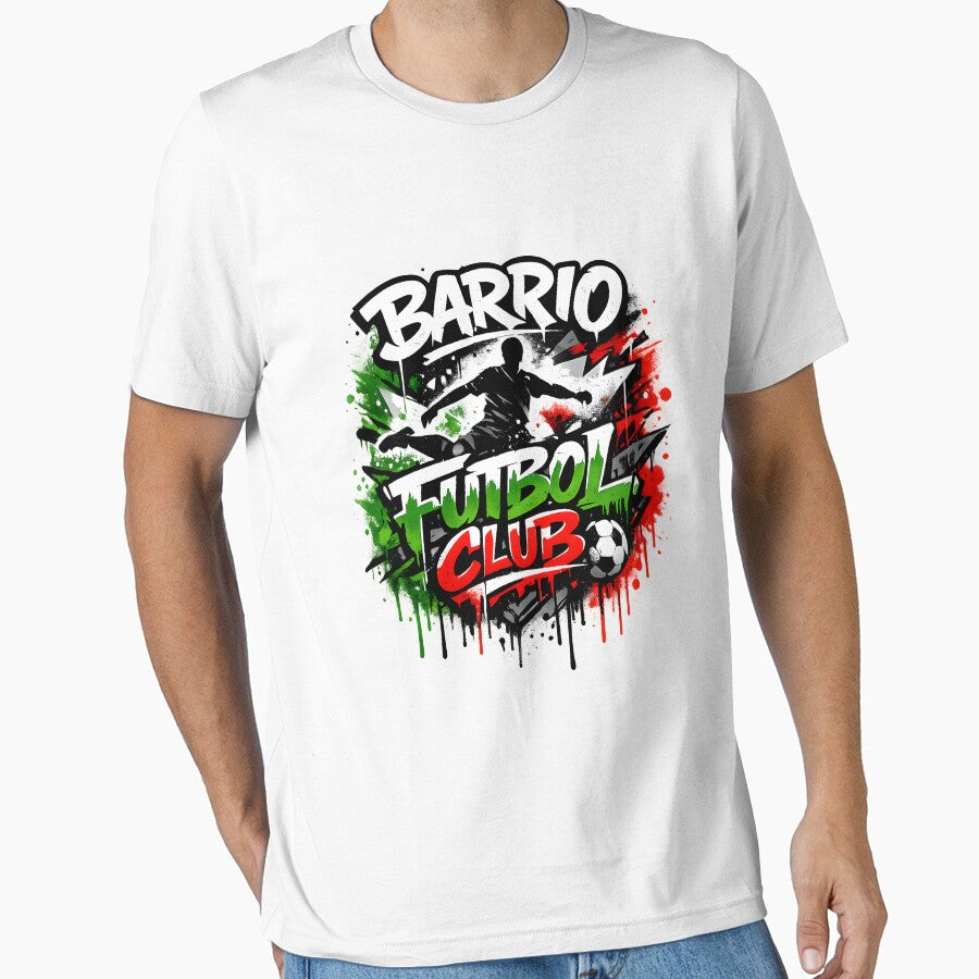 Barrio Futbol Club Mexico Street Soccer Graphic T-Shirt by DREAMBURN™