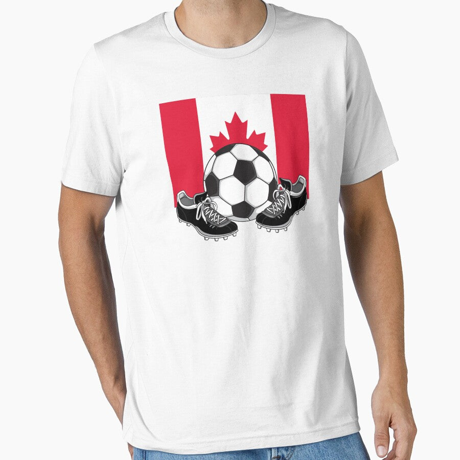 CANADA FOOTBALL CANADIAN SOCCER FLAG by SportsT-Shirts