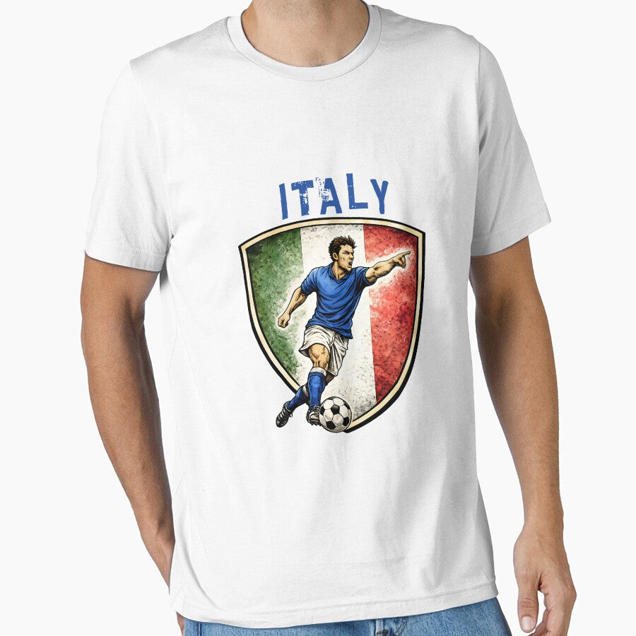 Italy - 2026 Futbol Retro Style by Tee Nook